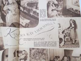 Elokuva-Aitta 1946 nr 5 kansikuva Jon Hall, Maailman elokuvatalous nykyhetkellä, Regina Linnanheimo kotonaan, ym. -elokuvalehti
