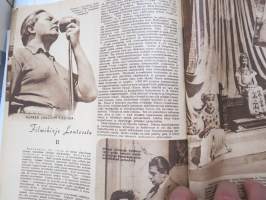 Elokuva-Aitta 1946 nr 5 kansikuva Jon Hall, Maailman elokuvatalous nykyhetkellä, Regina Linnanheimo kotonaan, ym. -elokuvalehti