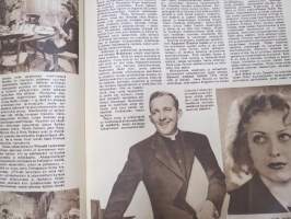 Elokuva-Aitta 1946 nr 5 kansikuva Jon Hall, Maailman elokuvatalous nykyhetkellä, Regina Linnanheimo kotonaan, ym. -elokuvalehti