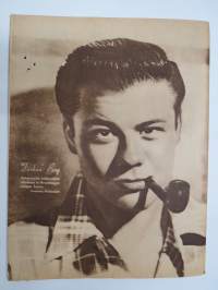 Elokuva-Aitta 1946 nr 5 kansikuva Jon Hall, Maailman elokuvatalous nykyhetkellä, Regina Linnanheimo kotonaan, ym. -elokuvalehti