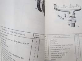 Deutz A4M514 mit Wasserkühlung Ersatzteil-Liste Z 0173-4 -varaosaluettelo