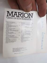 Marion - Onni on kun rakastaa, EMI 9C262-38360, C-kasetti / C-cassette