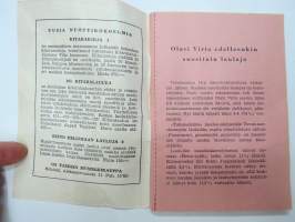 Toivelauluja 16, Toimittanut Kullervo, kappalenimet / sisältöä kuvattuna, tässä kappaleessa mukana äänestyslipuke ja edellisen tulokset!