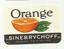 Orange -  juomaetiketti