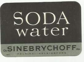 Soda Water  -  juomaetiketti