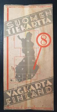 Suomen tiekartta 8. 1951