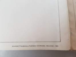 Suomen tiekartta 2. 1961