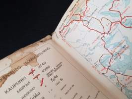Suomen tiekartta 5. 1950