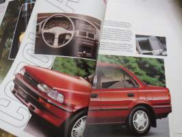 Toyota Mallisto 1989 -myyntiesite / sales brochure