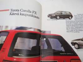 Toyota Mallisto 1989 -myyntiesite / sales brochure