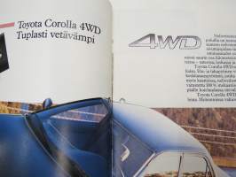 Toyota Mallisto 1989 -myyntiesite / sales brochure