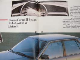 Toyota Mallisto 1989 -myyntiesite / sales brochure