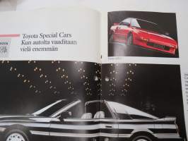 Toyota Mallisto 1989 -myyntiesite / sales brochure