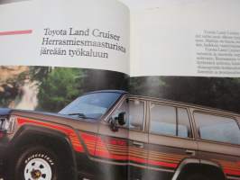 Toyota Mallisto 1989 -myyntiesite / sales brochure