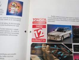Toyota Mallisto 1989 -myyntiesite / sales brochure