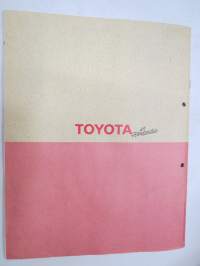 Toyota Mallisto 1989 -myyntiesite / sales brochure