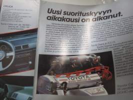 Toyota Special Cars -myyntiesite / sales brochure