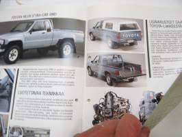 Toyota Hilux 1988 -myyntiesite / sales brochure