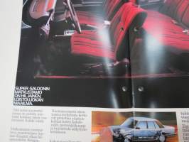 Toyota Crown Super Saloon 2.8i 1985 -myyntiesite / sales brochure
