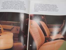 Toyota Cressida 1981 -myyntiesite / sales brochure