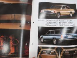 Toyota Cressida 1981 -myyntiesite / sales brochure
