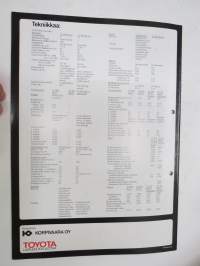 Toyota Cressida 1981 -myyntiesite / sales brochure