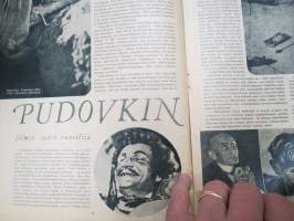 Elokuva-Aitta 1945 nr 3, kansikuva Rosalind Russell, Pudovkin, Elokuvan kauhuromantiikkaa, ym.