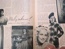 Elokuva-Aitta 1945 nr 3, kansikuva Rosalind Russell, Pudovkin, Elokuvan kauhuromantiikkaa, ym.