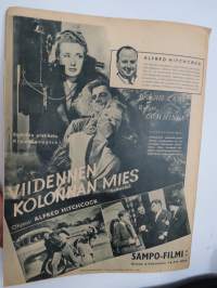 Elokuva-Aitta 1945 nr 3, kansikuva Rosalind Russell, Pudovkin, Elokuvan kauhuromantiikkaa, ym.