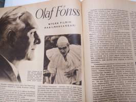Elokuva-Aitta 1945 nr 23, kansikuva Lynn Merrick, Filminäyttely - suomalaisen elokuvan historiaa mm. Eric Tigerstedt, Olaf Fönss, Mekan salaisuudet filmattuna, ym.
