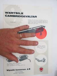 Wärtsilä Sladdpinnharv 40 - Cambridgevältär -myyntiesite ruotsiksi / sales brochure