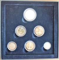 Suomen Rahapajan kiiltolyönti  metallirahat - vuosisarja 2001  II Proof