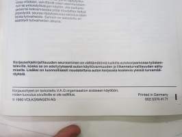 Volkswagen LT - 4-vaihteinen käsivaihteisto 015/I ja vetopyörästö - Korjausohjeet / repair manual, in finnish