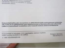 Volkswagen LT - 5-vaihteinen käsivaihteisto 008/I ja vetopyörästö - Korjausohjeet / repair manual, in finnish