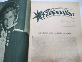 Filmimaailma 1944 nr 8, Kansikuva Paul Klinger, Suomalaisen elokuvan käsikirjoituspula, Eva Maria Meineke, Värielokuva, Marika Rökk, Veit Harlan, Winnie Markus, ym.