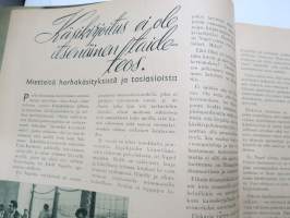 Filmimaailma 1944 nr 8, Kansikuva Paul Klinger, Suomalaisen elokuvan käsikirjoituspula, Eva Maria Meineke, Värielokuva, Marika Rökk, Veit Harlan, Winnie Markus, ym.