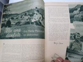 Filmimaailma 1944 nr 8, Kansikuva Paul Klinger, Suomalaisen elokuvan käsikirjoituspula, Eva Maria Meineke, Värielokuva, Marika Rökk, Veit Harlan, Winnie Markus, ym.