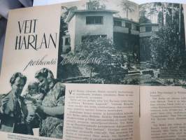 Filmimaailma 1944 nr 8, Kansikuva Paul Klinger, Suomalaisen elokuvan käsikirjoituspula, Eva Maria Meineke, Värielokuva, Marika Rökk, Veit Harlan, Winnie Markus, ym.