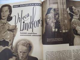 Suomi Filmin Uutisaitta 1944 nr 1, Kansikuva Renée Faure, Hollywood-filmi &quot;Tyttö Leningradista&quot;, Harry Baur, Regina Linnanheimo &amp; Kaija Rahola, David Wark Griffith