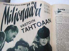 Elokuva-Aitta 1944 nr 9, Kansikuva Hilde Krahl - Paholaistyttö, Erkki Uotila, Jean Cocteau, Minna Canth - Sylvi, ym.