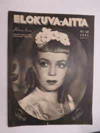 Elokuva-Aitta 1944 nr 10, Kansikuva Helena Kara, Tuottajilla on sananvuoro Orko - Särkkä - Luts, Lili Murati, Hannu Leminen, Joan Crawford, Errol Flynn, ym.