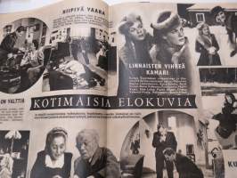 Elokuva-Aitta 1944 nr 10, Kansikuva Helena Kara, Tuottajilla on sananvuoro Orko - Särkkä - Luts, Lili Murati, Hannu Leminen, Joan Crawford, Errol Flynn, ym.