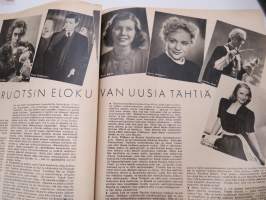 Elokuva-Aitta 1944 nr 10, Kansikuva Helena Kara, Tuottajilla on sananvuoro Orko - Särkkä - Luts, Lili Murati, Hannu Leminen, Joan Crawford, Errol Flynn, ym.