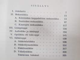 Tekninen fysiikka -techical physics, textbook, in finnish