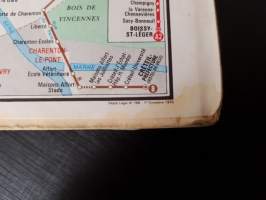 TARIDE 315 Plan-guide répertoire des rues PARIS par arrondissement métro - autobus. 1980?