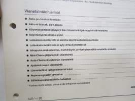Audi 80 Korjausohjeet nr 7; Virtapiirikaaviot, sähkölaitteiden vianetsintä ja sijainti vuosimallista 1992 alkaen / repair manual, in finnish
