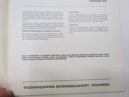 Volkswagen LT Lämmitys, tuuletus - Korjausohjeet / repair manual, in finnish