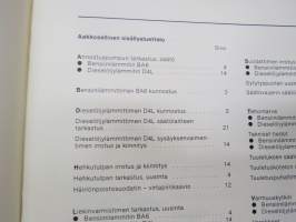 Volkswagen LT Lämmitys, tuuletus - Korjausohjeet / repair manual, in finnish
