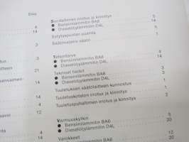 Volkswagen LT Lämmitys, tuuletus - Korjausohjeet / repair manual, in finnish