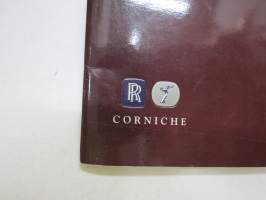 Rolls-Royce Corniche -myyntiesite / sales brochure